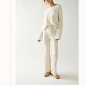 Free people Imogene sweater set.